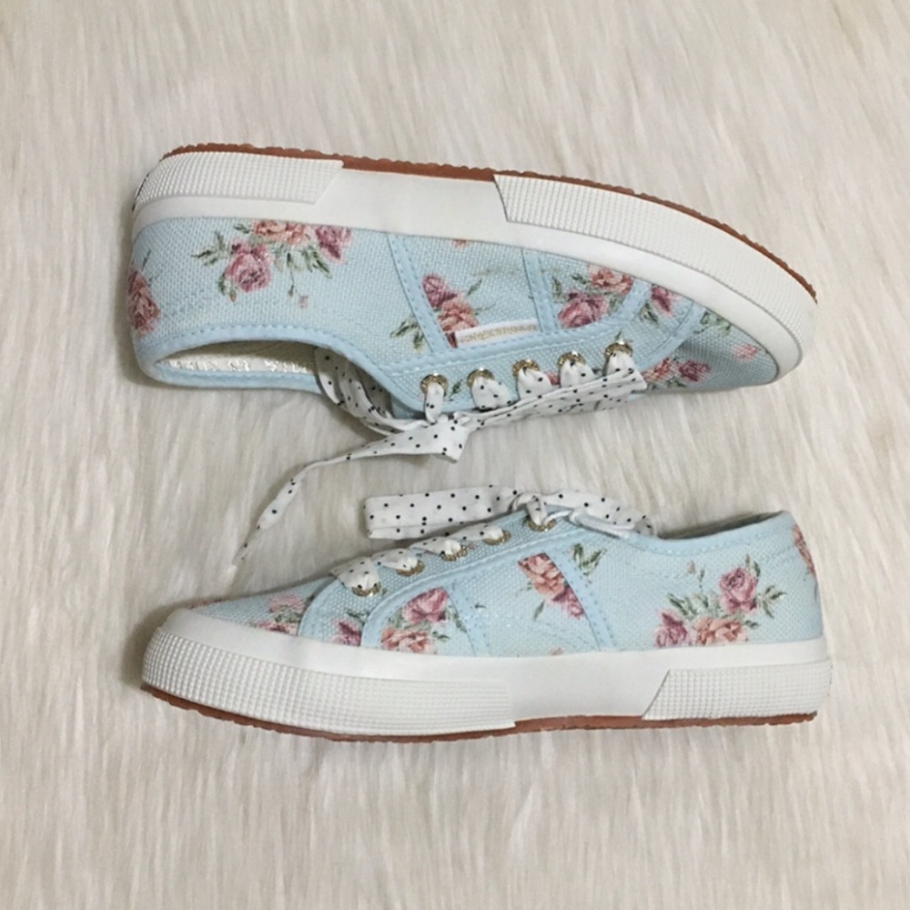 Superga x LoveShackFancy Floral Sneakers - Picture 5 of 8
